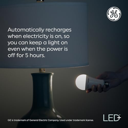 LED+ Battery Backup Emergency Light Bulbs A21 (2 Count)
