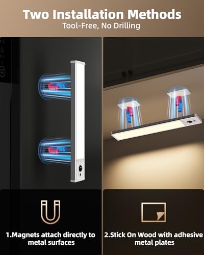 5 Pack Under Cabinet Lighting with Charging Station (5 Count)