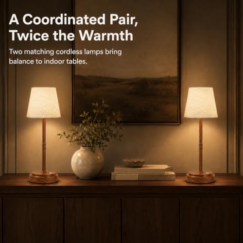 Cordless Table Lamps 2 Pack (2 Count)