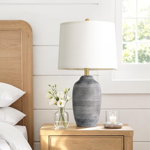 24.5" Vintage Ceramic Table Lamp Single