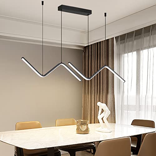 Modern Lightning Shaped Chandelier