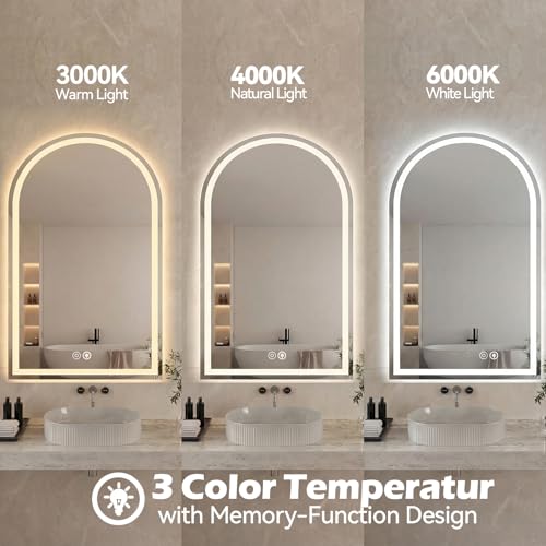 24"x36" LED Bathroom Mirror with Lights