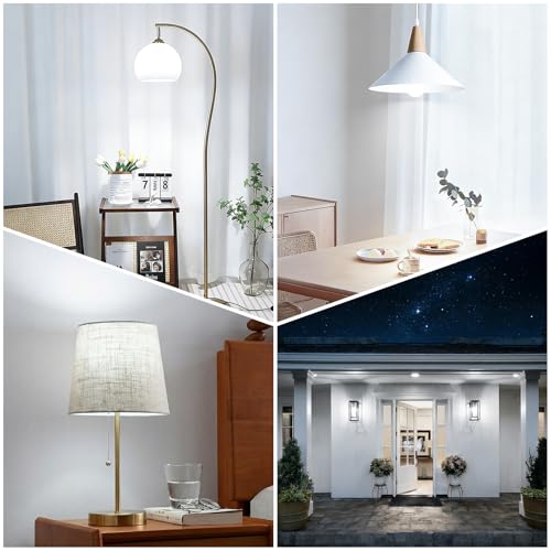 A19 Dimmable LED Light Bulb (4 Count)