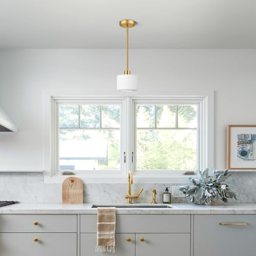 Milk Glass Pendant Lights Kitchen Island