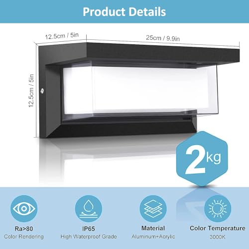 Porch Light Outdoor 6000K (6 Count)
