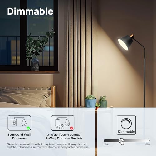 A19 LED Light Bulbs Dimmable (5 Count)