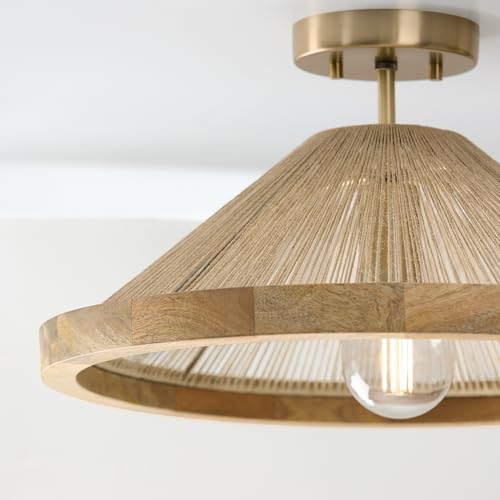 Capital Lighting 252811MA Maya Modern Mango Wood and Hand