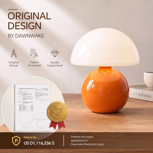 Mushroom Lamp Table Lamps Set of 2 for Bedroom Living Room (2 Count)