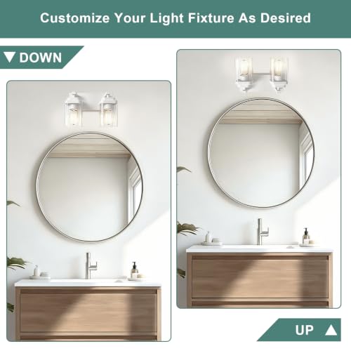 White Bathroom Light Fixtures