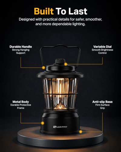 Retro Outdoor Lantern (2 Count)
