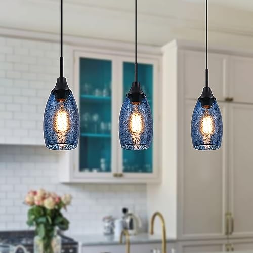 Mini Glass Pendant Light 3 (3 Count)
