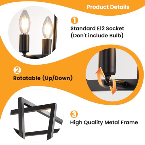 8 Light Dining Room Light Fixture