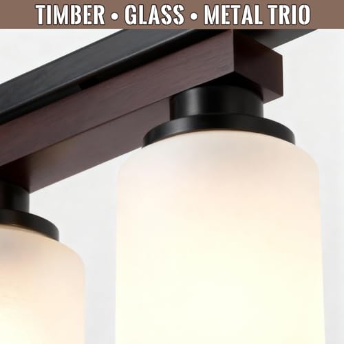 8 Light Black Linear Chandelier