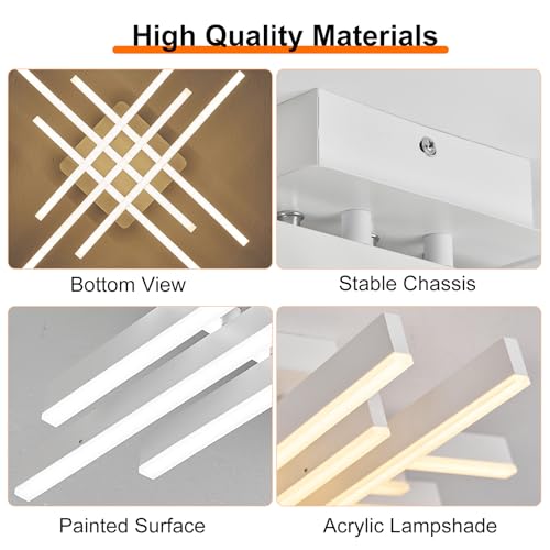 Modern LED Ceiling Light with Remote