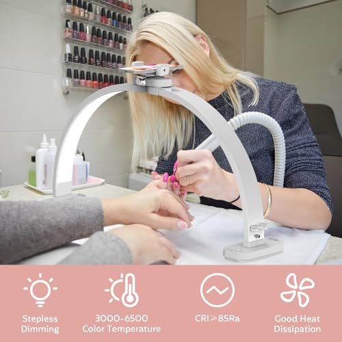 Half Moon Light for Nail Desk