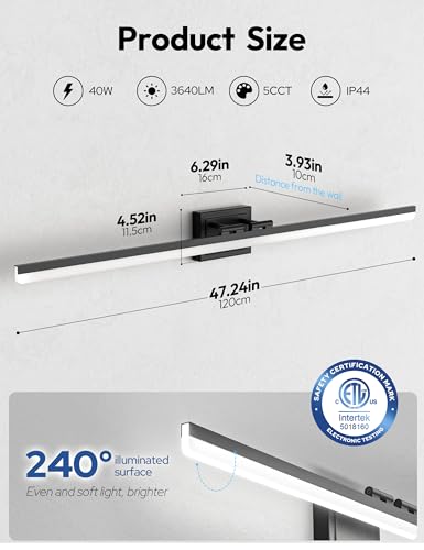 Modern Bathroom Vanity Light 48 inch