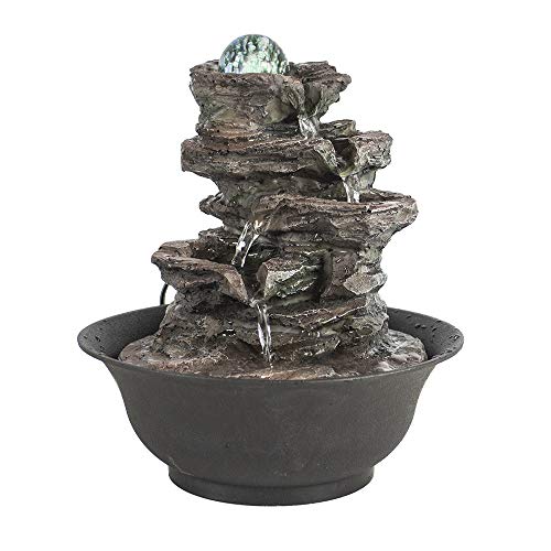 Resin Desktop Rock Waterfall Fountain