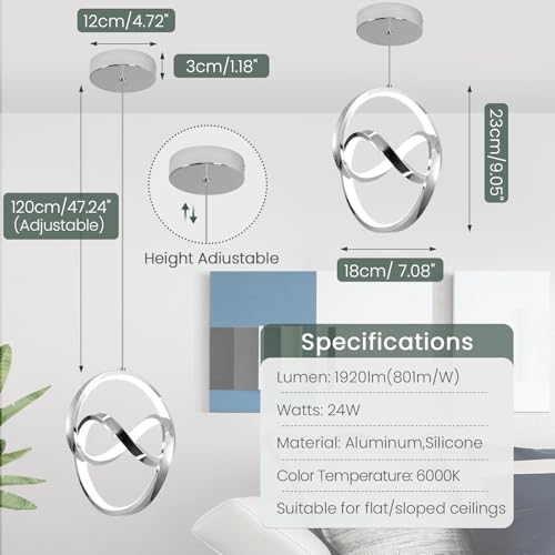 3000~6000K Modern Pendant Light Fixtures