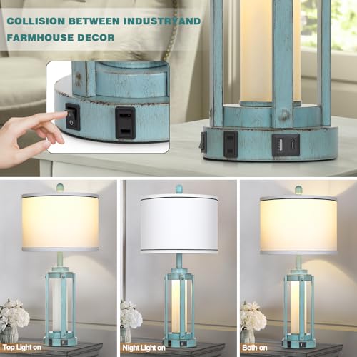Farmhouse Lamps Set of 2 (2 Count)