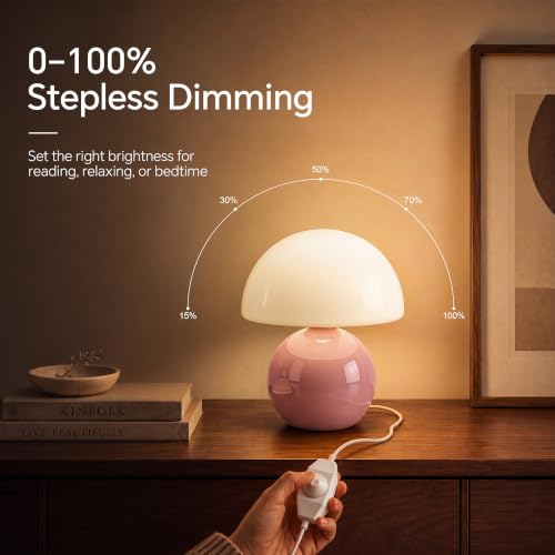 Mushroom Lamp Table Lamp for Bedroom