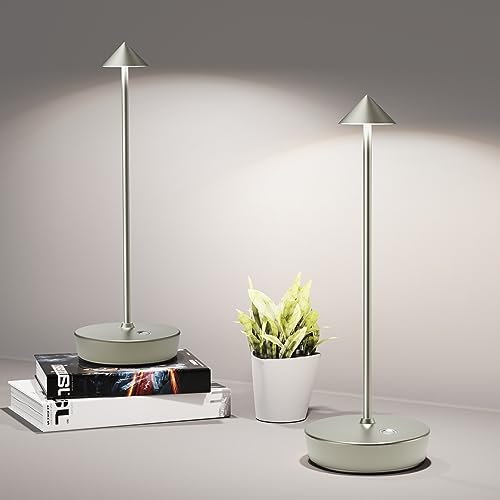 LED Cordless Table Lamp Rechargeable 6000mAh Battery Outdoor Desk Lamp