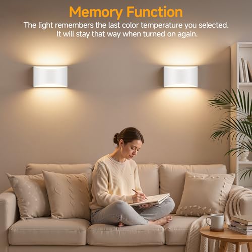 Modern LED Wall Sconce Set of 2 (2 Count)