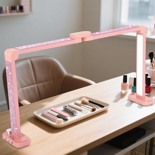 Large Half Moon Light for Nail Desk