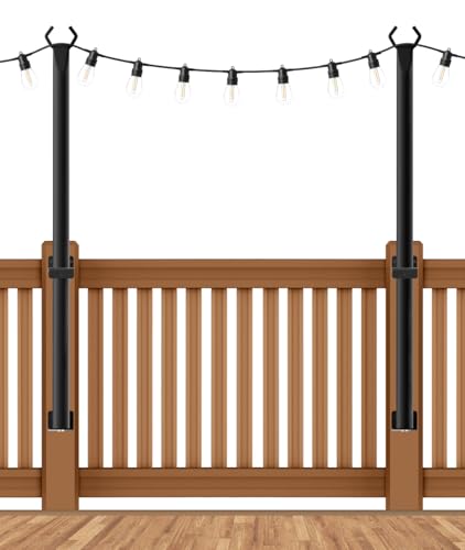 2 Pack String Light Poles