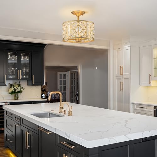 Semi Flush Mount Chandelier for Dining Room