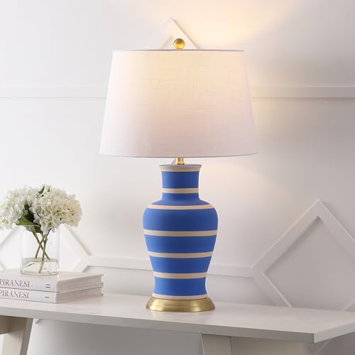 Julian Classic Ceramic Urn Metal LED Table Lamp 29"