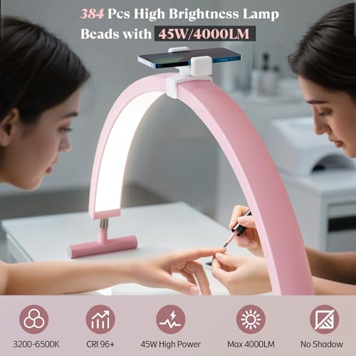 30'' Half Moon Nail Desk Lamp