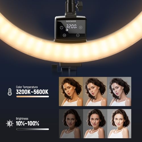 Advanced 18" LED Ring Light with Tripod Stand Phone Holder