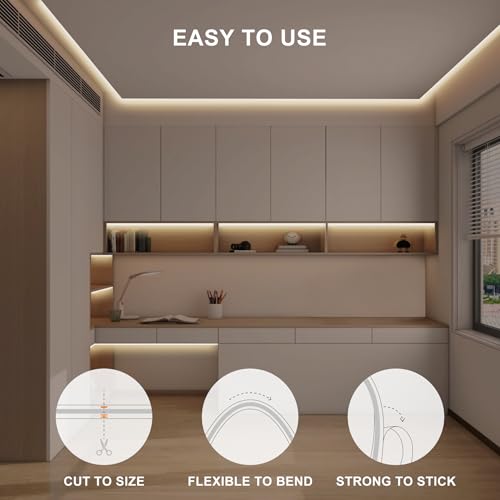 16.4ft COB LED Strip Light with Remote (16.4 Foot)