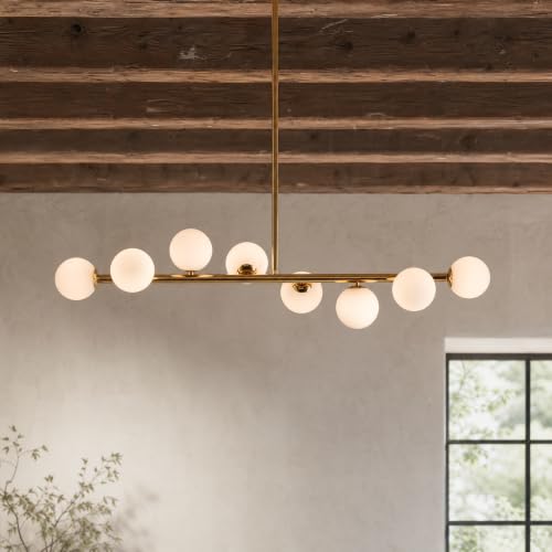 41 Inch Gold Linear Chandelier