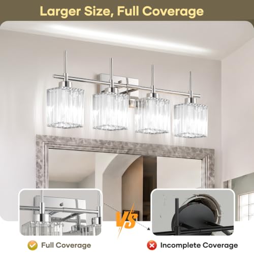 Modern Crystal Bathroom Vanity Light 4