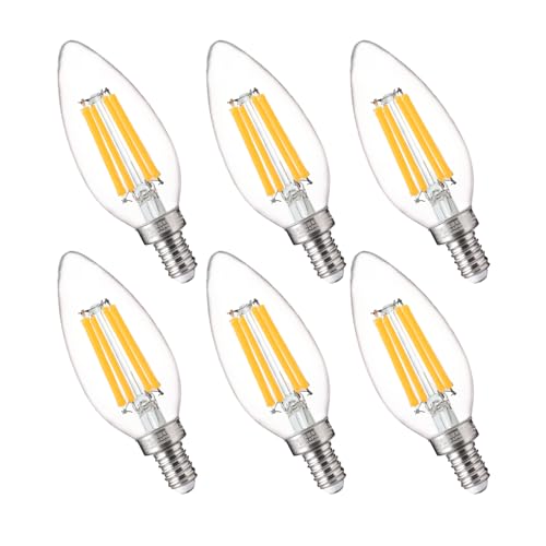 100W Equivalent LED Candelabra Bulbs (6 Count)