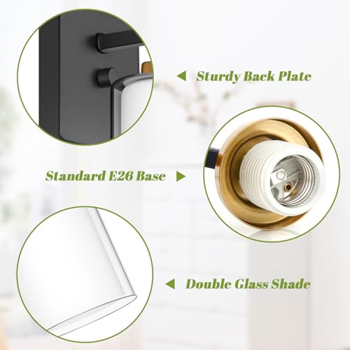 Set of 2 Wall Sconces for Bathroom (2 Count)