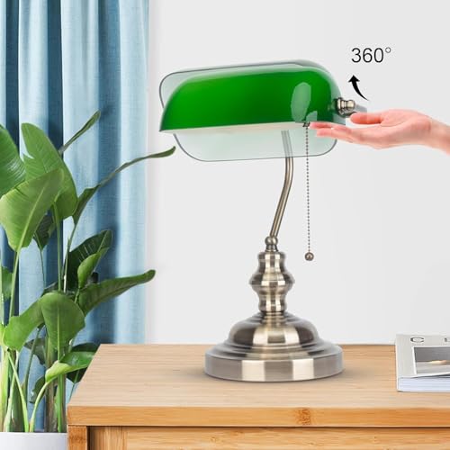 Green Bankers Lamp