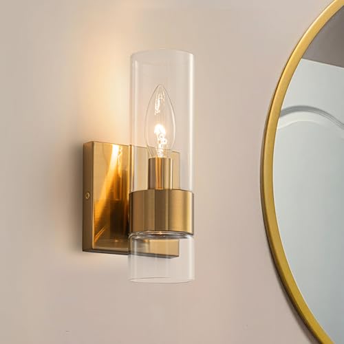 Brass Indoor Wall Sconces Set of Two