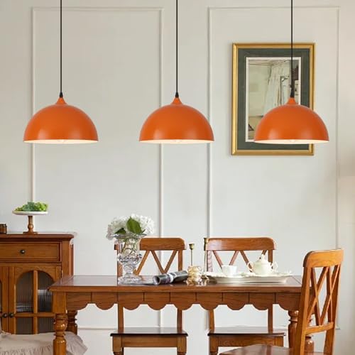 Orange Pendant Lights (3 Count)