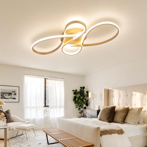 66W Dimmable Modern LED Ceiling Light Fixtures 3000K