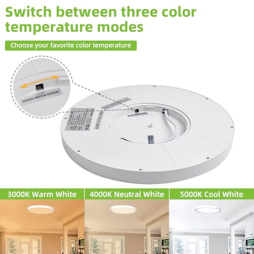 12 Inch Selectable CCT LED Round Flat Panel Light