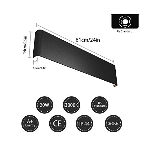 24 inch LED Wall Sconce Lighting