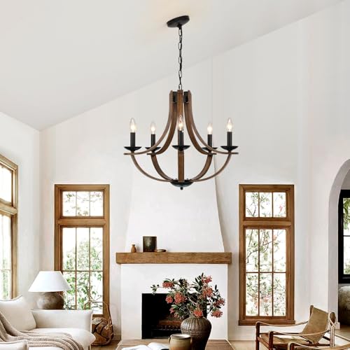 Farmhouse Chandeliers for Dining Room Light Fixture