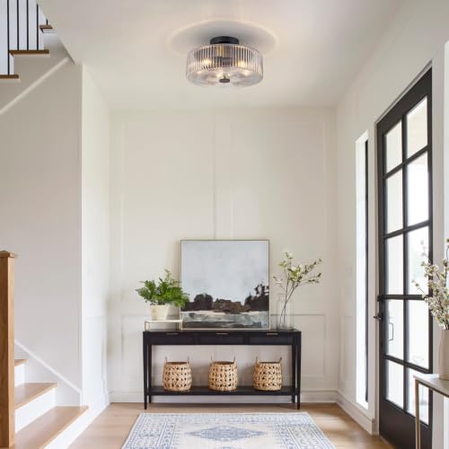 Mid Century Modern Semi Flush Mount Ceiling Light