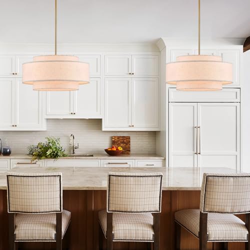 19.7" Modern Drum Chandelier