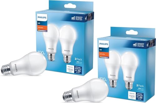 LED 60W A19 4 (4 Count)