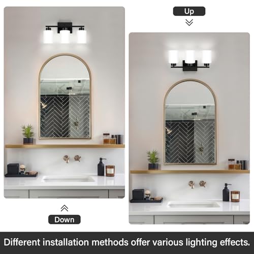 Black Bathroom Light Fixtures Vanity Lights Over Mirror