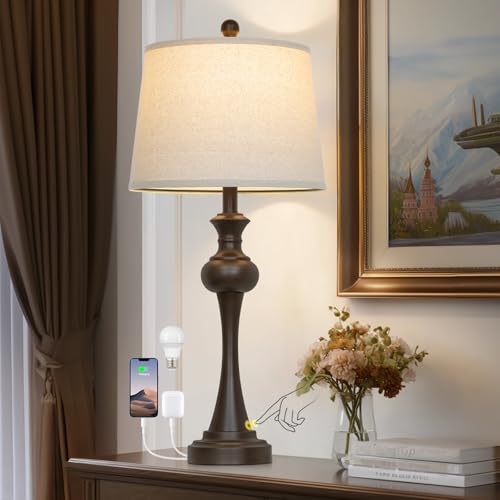 Brown Touch Table Lamps