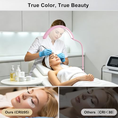 Professional Half Moon LED Desk Light for Nail Techs & Artists